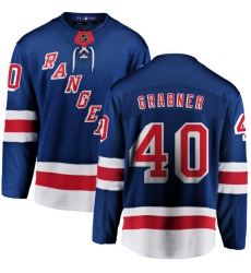Youth New York Rangers #40 Michael Grabner Fanatics Branded Royal Blue Home Breakaway NHL Jersey