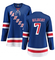 Women's New York Rangers #7 Rod Gilbert Fanatics Branded Royal Blue Home Breakaway NHL Jersey