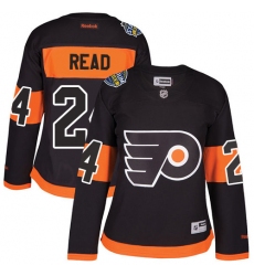 Women's Reebok Philadelphia Flyers #24 Matt Read Authentic Black 2017 Stadium Series NHL Jersey