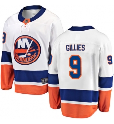 Youth New York Islanders #9 Clark Gillies Fanatics Branded White Away Breakaway NHL Jersey