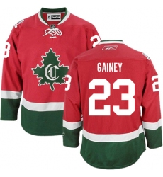 Men's Reebok Montreal Canadiens #23 Bob Gainey Authentic Red New CD NHL Jersey