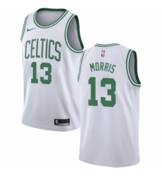 Youth Nike Boston Celtics #13 Marcus Morris Authentic White NBA Jersey - Association Edition