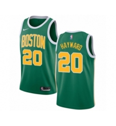 Youth Nike Boston Celtics #20 Gordon Hayward Green Swingman Jersey - Earned Edition