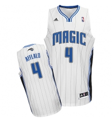 Men's Adidas Orlando Magic #4 Arron Afflalo Swingman White Home NBA Jersey