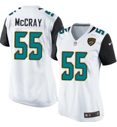 Women's Nike Jacksonville Jaguars #55 Lerentee McCray Game White NFL Jersey
