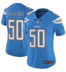 Women's Nike Los Angeles Chargers #50 Hayes Pullard Electric Blue Alternate Vapor Untouchable Limited Player NFL Jersey