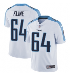 Youth Nike Tennessee Titans #64 Josh Kline White Vapor Untouchable Limited Player NFL Jersey