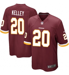 Men's Nike Washington Redskins #20 Rob Kelley Game Burgundy Red Team Color NFL Jersey