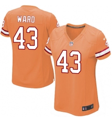Women's Nike Tampa Bay Buccaneers #43 T.J. Ward Orange Glaze Alternate Vapor Untouchable Elite Player NFL Jersey