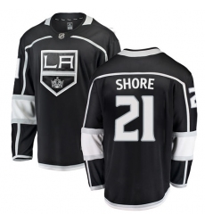 Men's Los Angeles Kings #21 Nick Shore Authentic Black Home Fanatics Branded Breakaway NHL Jersey