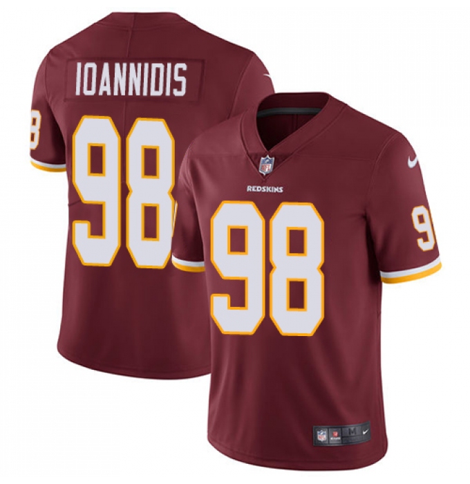 Youth Nike Washington Redskins #98 Matt Ioannidis Burgundy Red Team Color Vapor Untouchable Limited Player NFL Jersey