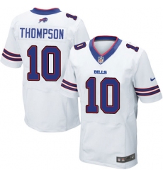 Men's Nike Buffalo Bills #10 Deonte Thompson Elite White NFL Jersey