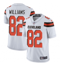 Youth Nike Cleveland Browns #82 Kasen Williams White Vapor Untouchable Elite Player NFL Jersey