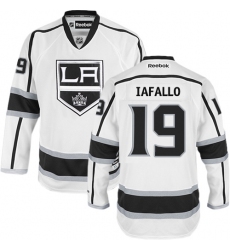 Women's Reebok Los Angeles Kings #19 Alex Iafallo Authentic White Away NHL Jersey