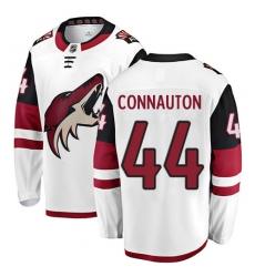 Men's Arizona Coyotes #44 Kevin Connauton Fanatics Branded White Away Breakaway NHL Jersey