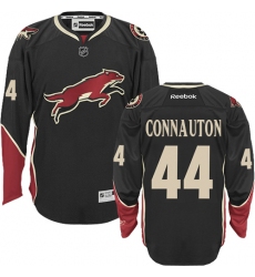 Women's Reebok Arizona Coyotes #44 Kevin Connauton Authentic Black Third NHL Jersey
