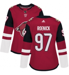 Women's Adidas Arizona Coyotes #97 Jeremy Roenick Authentic Burgundy Red Home NHL Jersey