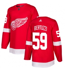 Youth Adidas Detroit Red Wings #59 Tyler Bertuzzi Premier Red Home NHL Jersey