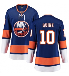Women's New York Islanders #10 Alan Quine Fanatics Branded Royal Blue Home Breakaway NHL Jersey