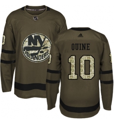 Youth Adidas New York Islanders #10 Alan Quine Premier Green Salute to Service NHL Jersey