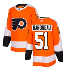 Men's Adidas Philadelphia Flyers #51 Cole Bardreau Premier Orange Home NHL Jersey