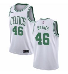 Women's Nike Boston Celtics #46 Aron Baynes Authentic White NBA Jersey - Association Edition