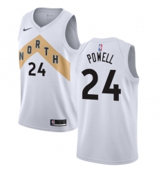 Women's Nike Toronto Raptors #24 Norman Powell Swingman White NBA Jersey - City Edition