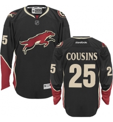 Men's Reebok Arizona Coyotes #25 Nick Cousins Authentic Black Third NHL Jersey