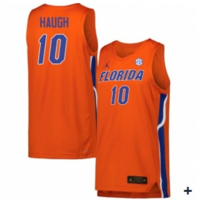 Men's Florida Gators #10 Thomas Haugh Orange Limited College Basketball Jersey