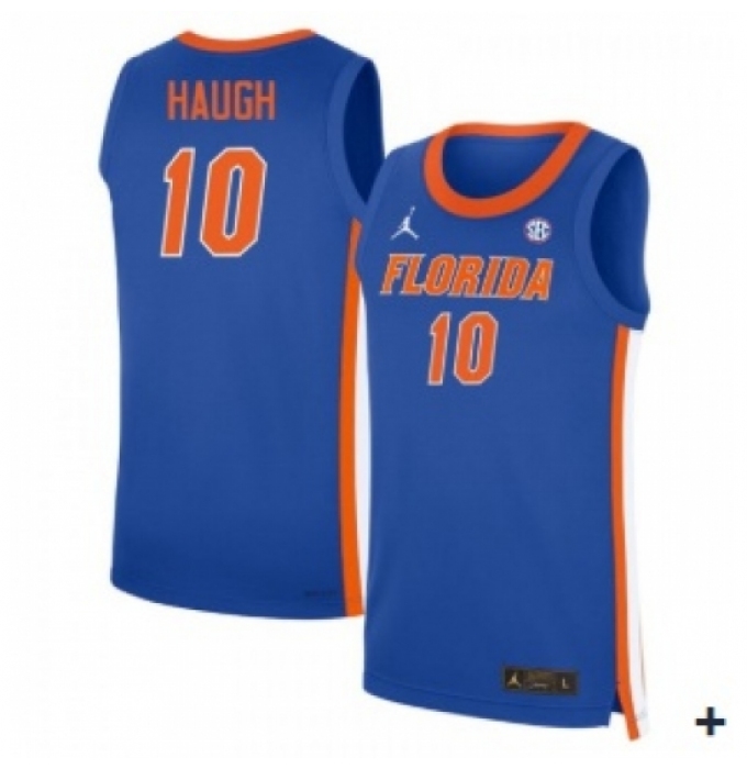 Men's Florida Gators #10 Thomas Haugh Royal Limited College Basketball Jerseys
