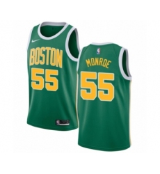 Youth Nike Boston Celtics #55 Greg Monroe Green Swingman Jersey - Earned Edition