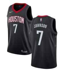 Youth Nike Houston Rockets #7 Joe Johnson Swingman Black NBA Jersey Statement Edition