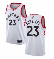 Women's Nike Toronto Raptors #23 Fred VanVleet Swingman White NBA Jersey - Association Edition