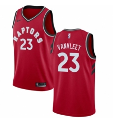 Youth Nike Toronto Raptors #23 Fred VanVleet Swingman Red NBA Jersey - Icon Edition