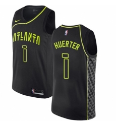 Women's Nike Atlanta Hawks #1 Kevin Huerter Swingman Black NBA Jersey - City Edition