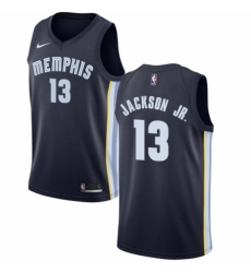 Youth Nike Memphis Grizzlies #13 Jaren Jackson Jr. Swingman Navy Blue Road NBA Jersey - Icon Edition