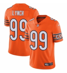 Men's Nike Chicago Bears #99 Aaron Lynch Elite Orange Rush Vapor Untouchable NFL Jersey