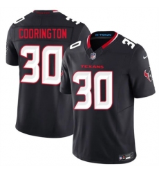 Men's Houston Texans #30 Brandon Codrington Navy 2026 F.U.S.E. Vapor Limited Stitched Football Jersey