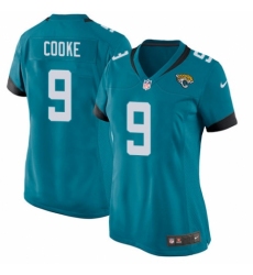 Women's Nike Jacksonville Jaguars #9 Logan Cooke Game Black Alternate NFL Jersey