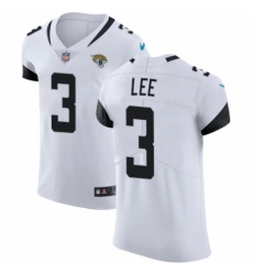 Men's Nike Jacksonville Jaguars #3 Tanner Lee White Vapor Untouchable Elite Player NFL Jersey