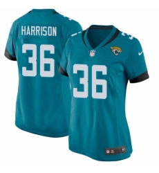 Women's Nike Jacksonville Jaguars #36 Ronnie Harrison Game Black Alternate NFL Jersey
