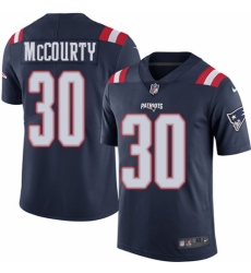 Men's Nike New England Patriots #30 Jason McCourty Limited Navy Blue Rush Vapor Untouchable NFL Jersey