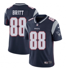 Men's Nike New England Patriots #88 Kenny Britt Navy Blue Team Color Vapor Untouchable Limited Player NFL Jersey