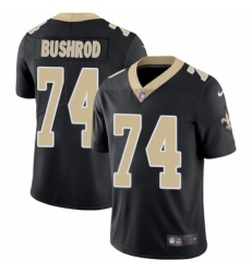 Men's Nike New Orleans Saints #74 Jermon Bushrod Black Team Color Vapor Untouchable Limited Player NFL Jersey