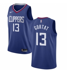 Men's Nike Los Angeles Clippers #13 Marcin Gortat Swingman Blue NBA Jersey - Icon Edition