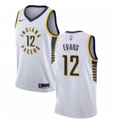 Youth Nike Indiana Pacers #12 Tyreke Evans Swingman White NBA Jersey - Association Edition