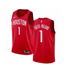 Women's Nike Houston Rockets #1 Michael Carter-Williams Red Swingman Jersey - Earned Edition