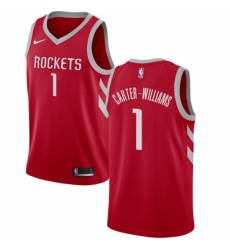 Youth Nike Houston Rockets #1 Michael Carter-Williams Swingman Red NBA Jersey - Icon Edition