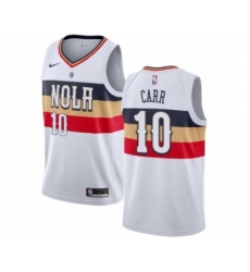 Youth Nike New Orleans Pelicans #10 Tony Carr White Swingman Jersey - Earned Edition