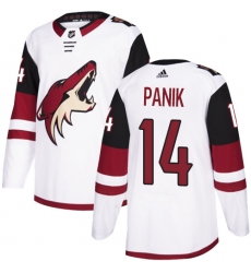 Youth Adidas Arizona Coyotes #14 Richard Panik Authentic White Away NHL Jersey